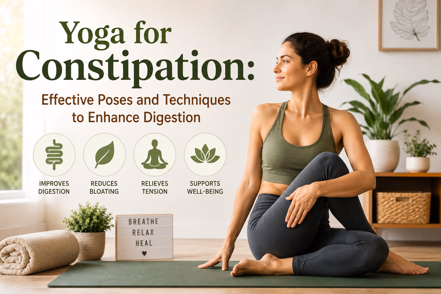 yoga for constipation effective poses